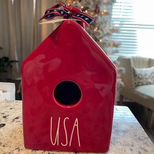 Rae Dunn USA Birdhouse RARE / HTF.  Limited edition